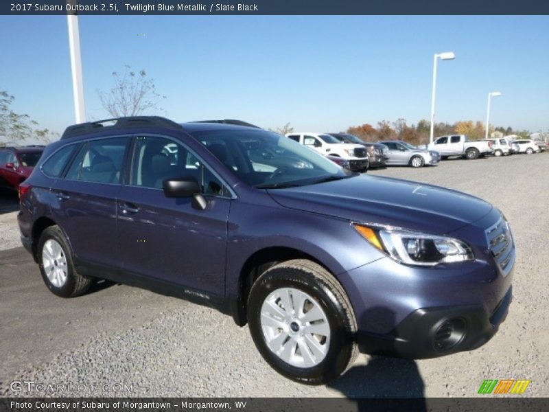 Twilight Blue Metallic / Slate Black 2017 Subaru Outback 2.5i