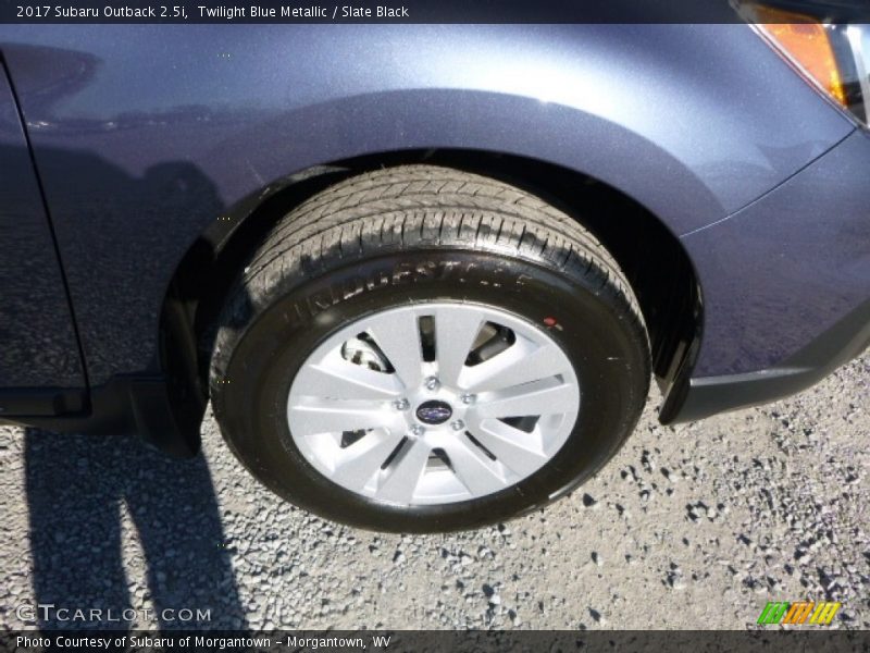 Twilight Blue Metallic / Slate Black 2017 Subaru Outback 2.5i