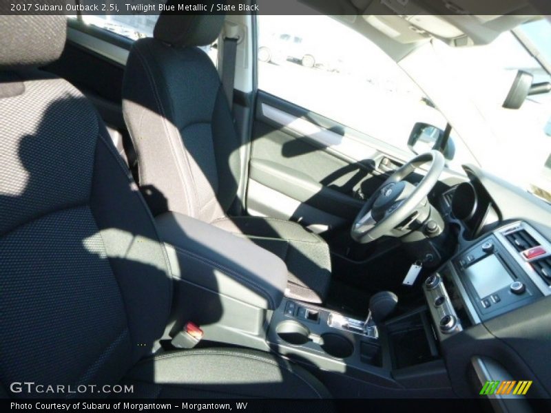 Twilight Blue Metallic / Slate Black 2017 Subaru Outback 2.5i