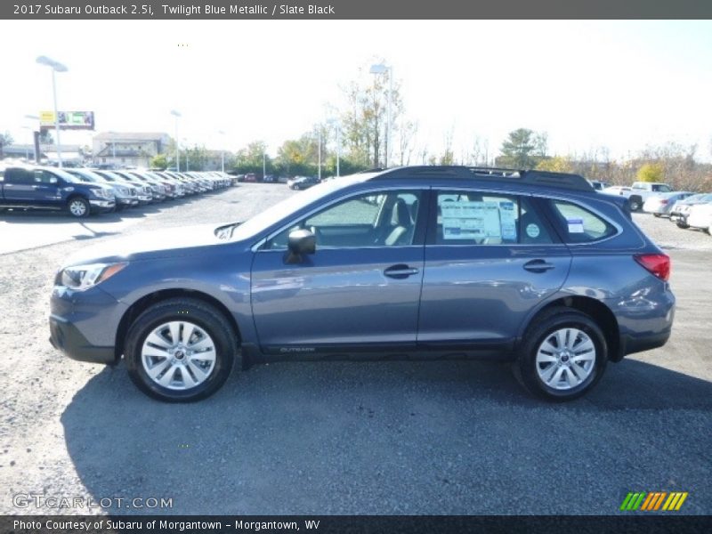Twilight Blue Metallic / Slate Black 2017 Subaru Outback 2.5i