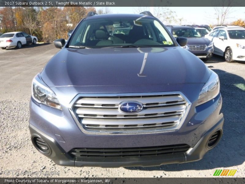 Twilight Blue Metallic / Slate Black 2017 Subaru Outback 2.5i