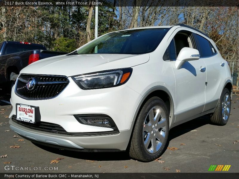 White Frost Tricoat / Ebony 2017 Buick Encore Essence