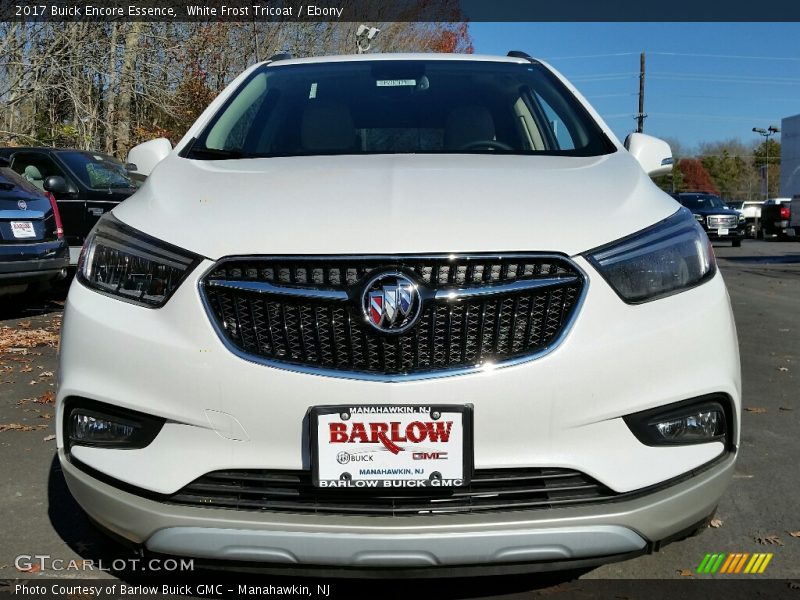 White Frost Tricoat / Ebony 2017 Buick Encore Essence