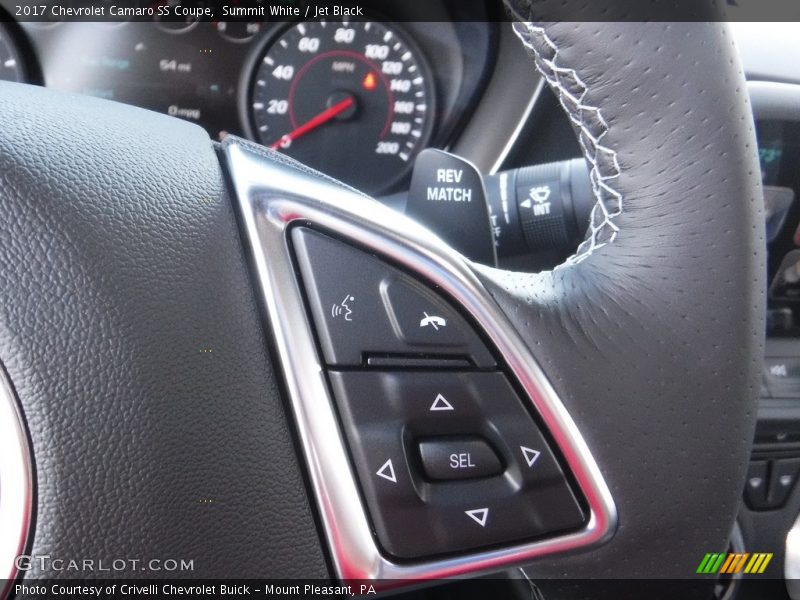Controls of 2017 Camaro SS Coupe