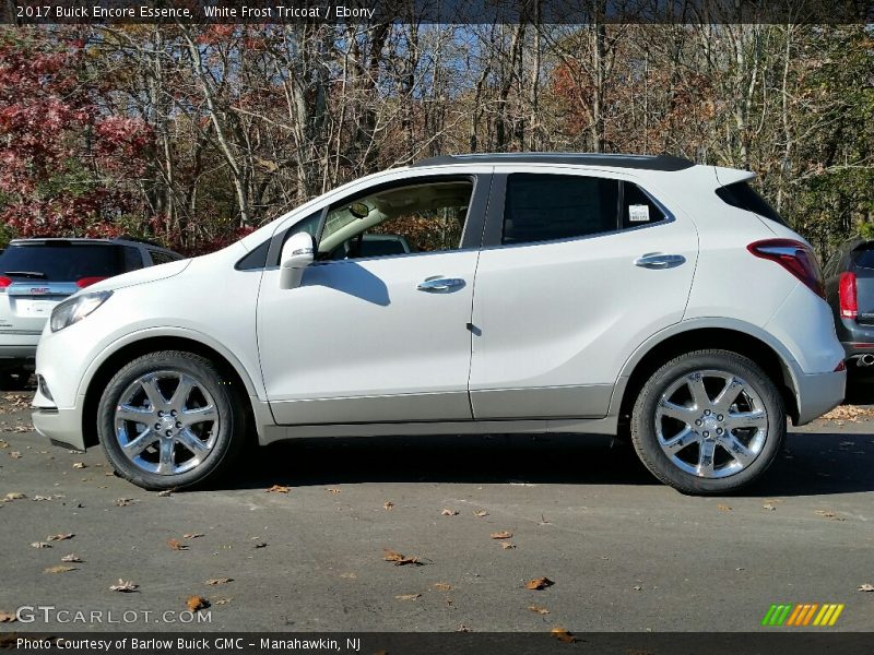 White Frost Tricoat / Ebony 2017 Buick Encore Essence