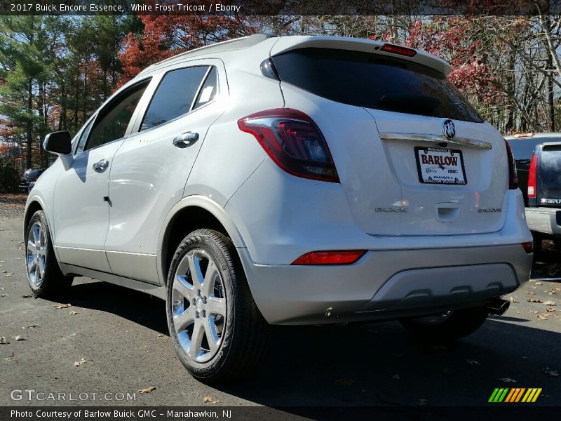 White Frost Tricoat / Ebony 2017 Buick Encore Essence