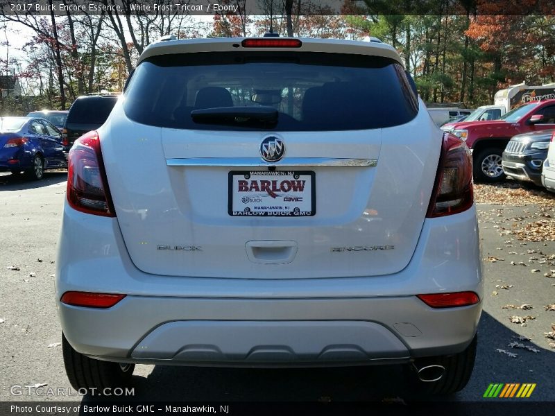 White Frost Tricoat / Ebony 2017 Buick Encore Essence