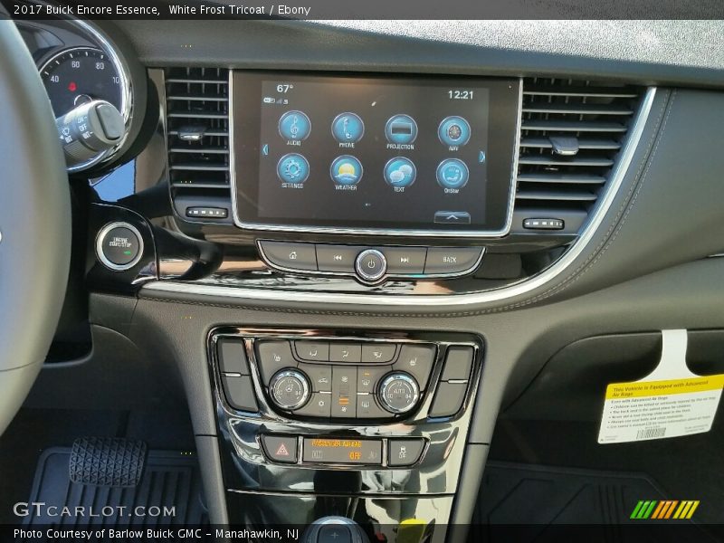 White Frost Tricoat / Ebony 2017 Buick Encore Essence