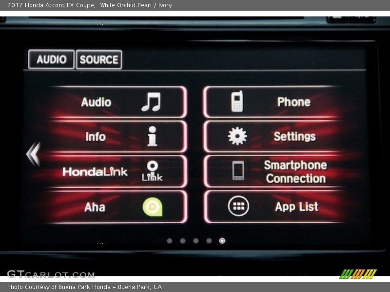 White Orchid Pearl / Ivory 2017 Honda Accord EX Coupe