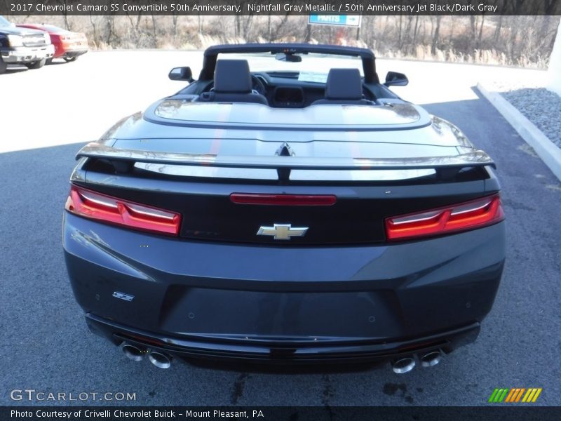Nightfall Gray Metallic / 50th Anniversary Jet Black/Dark Gray 2017 Chevrolet Camaro SS Convertible 50th Anniversary