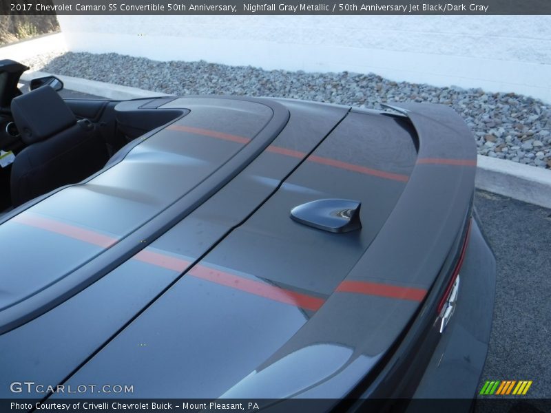 Nightfall Gray Metallic / 50th Anniversary Jet Black/Dark Gray 2017 Chevrolet Camaro SS Convertible 50th Anniversary