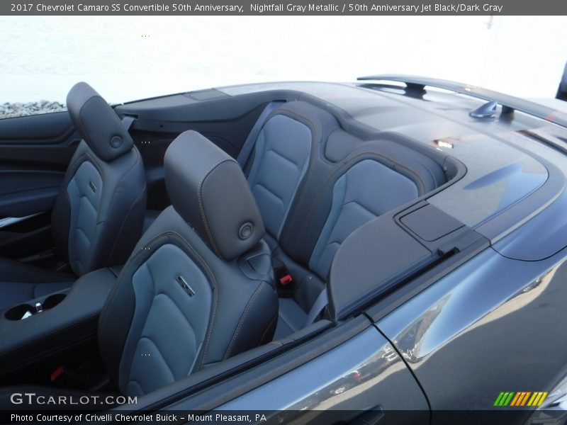 Rear Seat of 2017 Camaro SS Convertible 50th Anniversary