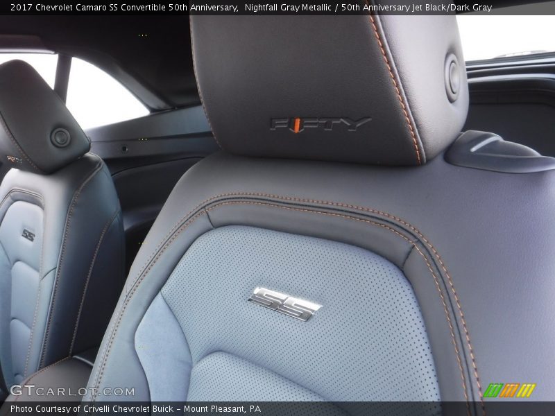 Front Seat of 2017 Camaro SS Convertible 50th Anniversary