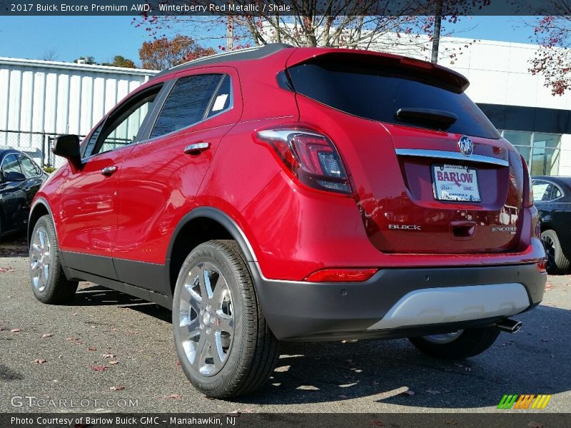 Winterberry Red Metallic / Shale 2017 Buick Encore Premium AWD