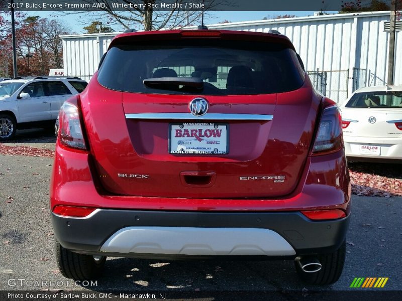 Winterberry Red Metallic / Shale 2017 Buick Encore Premium AWD