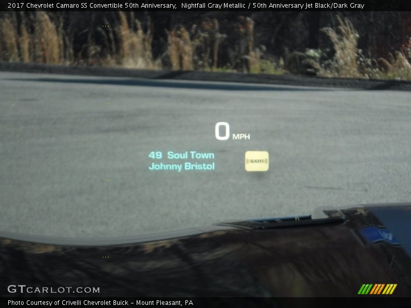 Nightfall Gray Metallic / 50th Anniversary Jet Black/Dark Gray 2017 Chevrolet Camaro SS Convertible 50th Anniversary