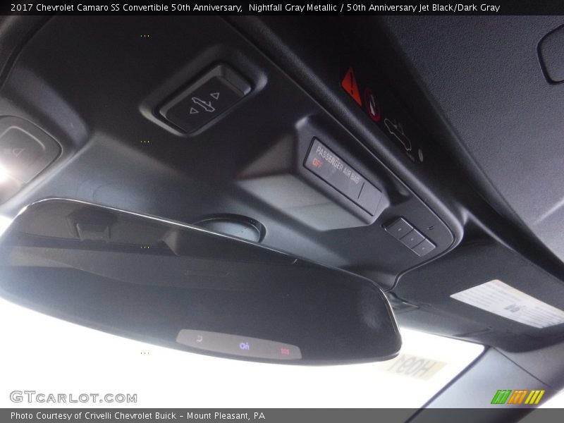 Nightfall Gray Metallic / 50th Anniversary Jet Black/Dark Gray 2017 Chevrolet Camaro SS Convertible 50th Anniversary