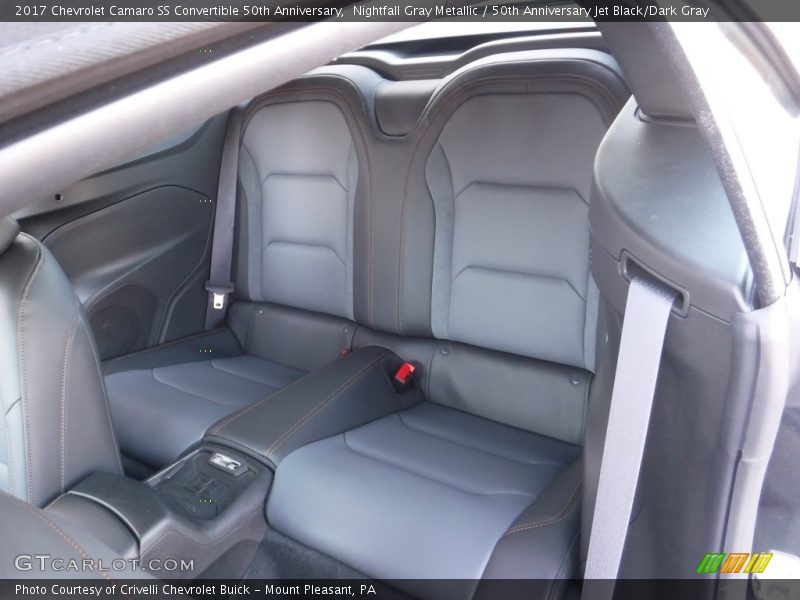 Rear Seat of 2017 Camaro SS Convertible 50th Anniversary