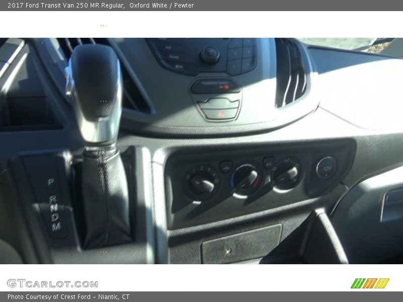 Oxford White / Pewter 2017 Ford Transit Van 250 MR Regular