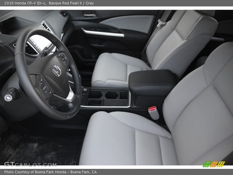 Basque Red Pearl II / Gray 2016 Honda CR-V EX-L