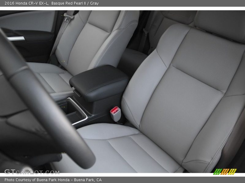 Basque Red Pearl II / Gray 2016 Honda CR-V EX-L