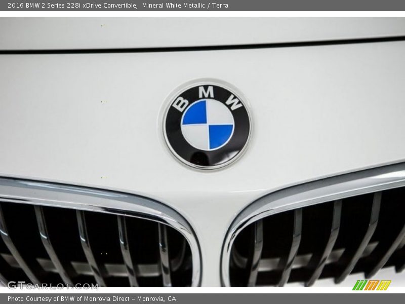 Mineral White Metallic / Terra 2016 BMW 2 Series 228i xDrive Convertible