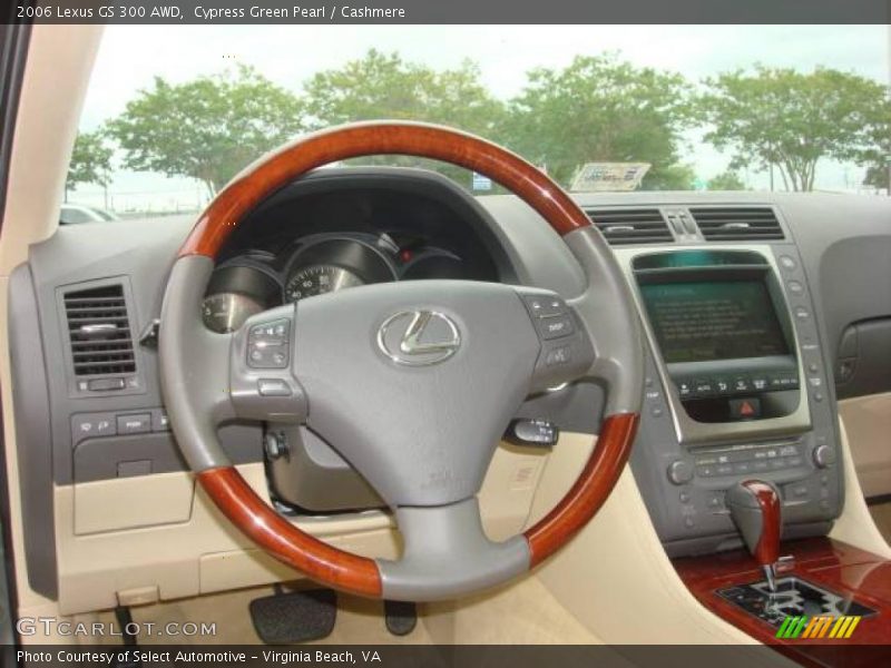 Cypress Green Pearl / Cashmere 2006 Lexus GS 300 AWD