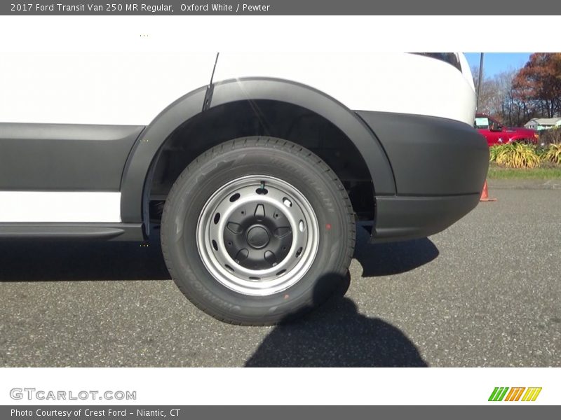 Oxford White / Pewter 2017 Ford Transit Van 250 MR Regular