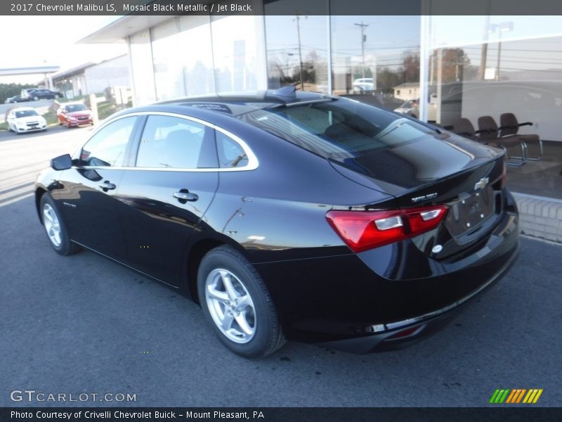 Mosaic Black Metallic / Jet Black 2017 Chevrolet Malibu LS