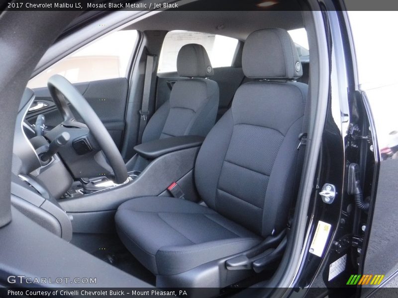 Mosaic Black Metallic / Jet Black 2017 Chevrolet Malibu LS