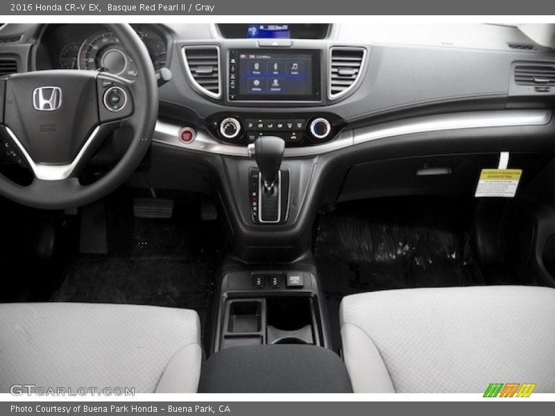 Basque Red Pearl II / Gray 2016 Honda CR-V EX