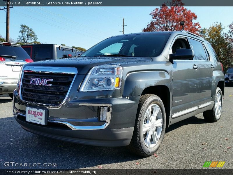 Graphite Gray Metallic / Jet Black 2017 GMC Terrain SLE