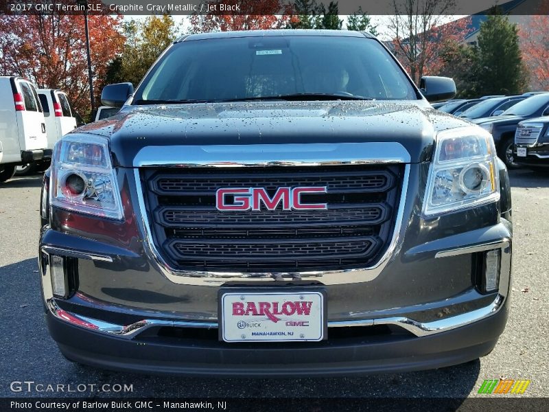 Graphite Gray Metallic / Jet Black 2017 GMC Terrain SLE