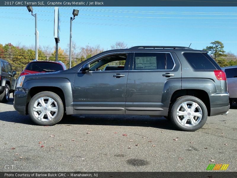 Graphite Gray Metallic / Jet Black 2017 GMC Terrain SLE