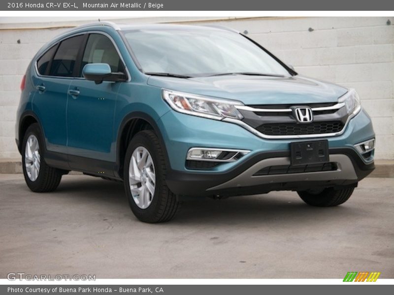 Mountain Air Metallic / Beige 2016 Honda CR-V EX-L
