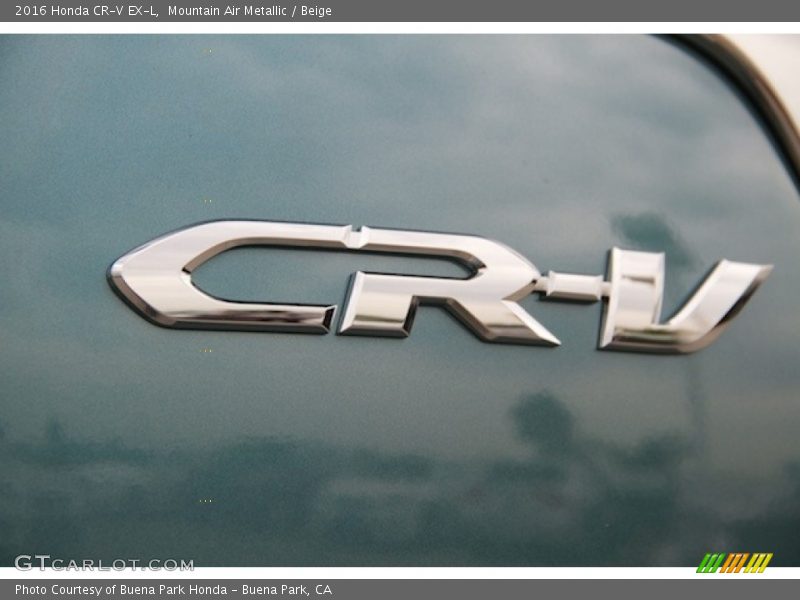 Mountain Air Metallic / Beige 2016 Honda CR-V EX-L