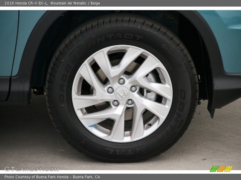 Mountain Air Metallic / Beige 2016 Honda CR-V EX-L