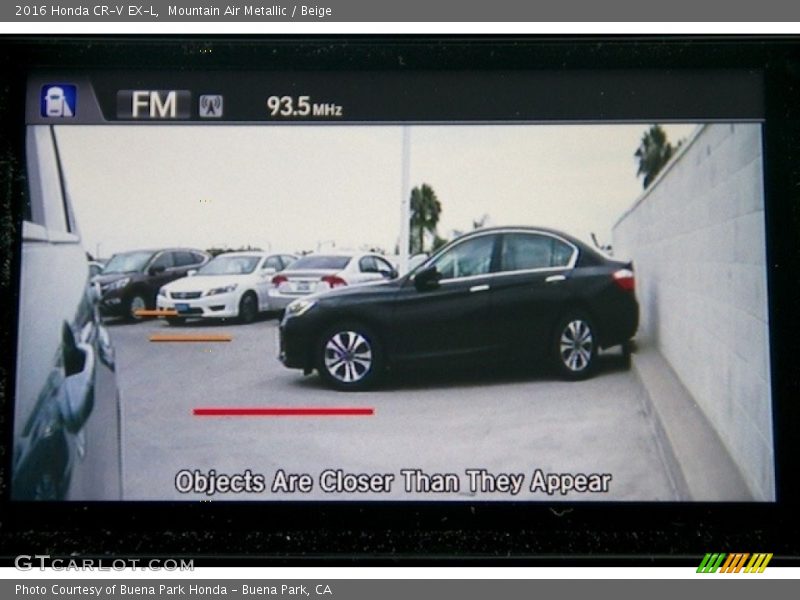 Mountain Air Metallic / Beige 2016 Honda CR-V EX-L