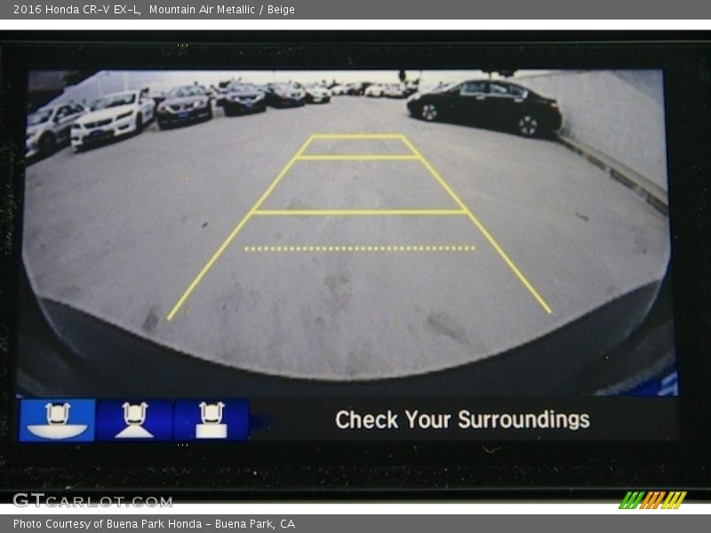 Mountain Air Metallic / Beige 2016 Honda CR-V EX-L