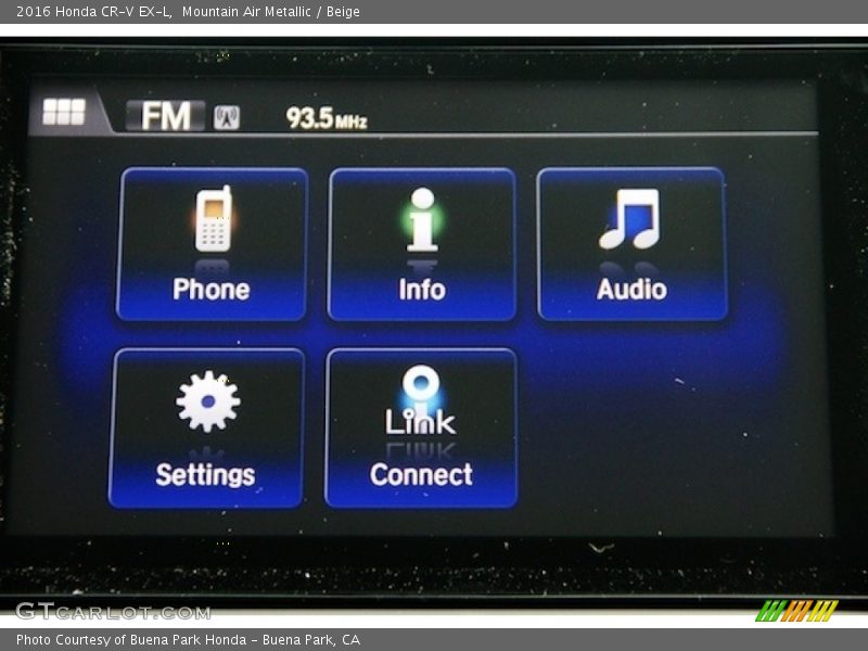 Mountain Air Metallic / Beige 2016 Honda CR-V EX-L