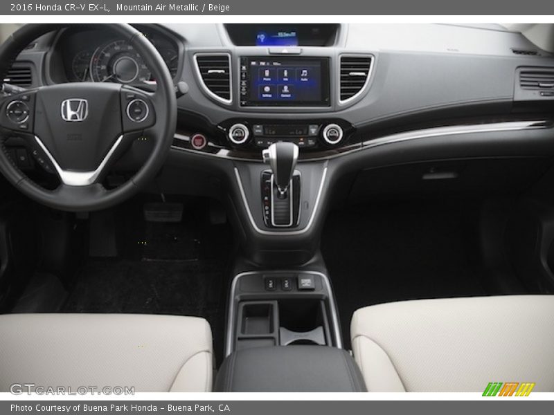 Mountain Air Metallic / Beige 2016 Honda CR-V EX-L