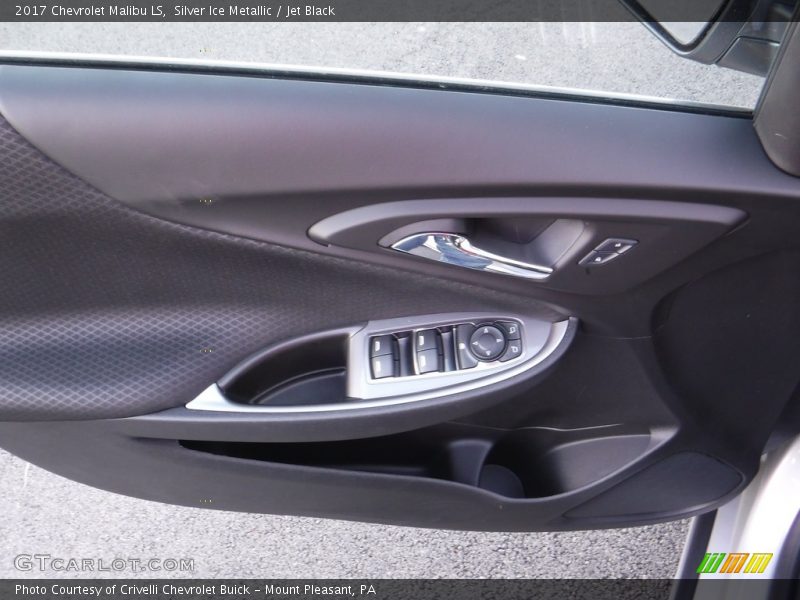 Silver Ice Metallic / Jet Black 2017 Chevrolet Malibu LS