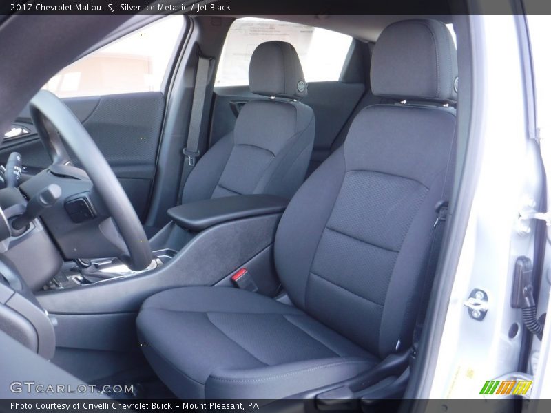 Silver Ice Metallic / Jet Black 2017 Chevrolet Malibu LS