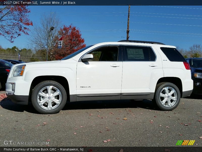 Summit White / Jet Black 2017 GMC Terrain SLE