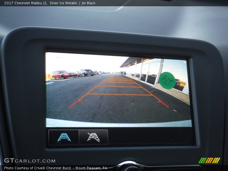 Silver Ice Metallic / Jet Black 2017 Chevrolet Malibu LS