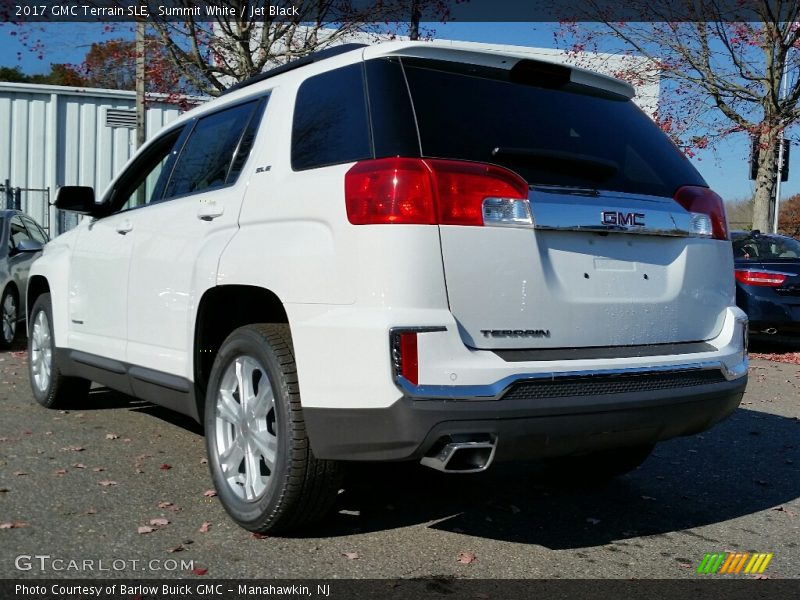 Summit White / Jet Black 2017 GMC Terrain SLE