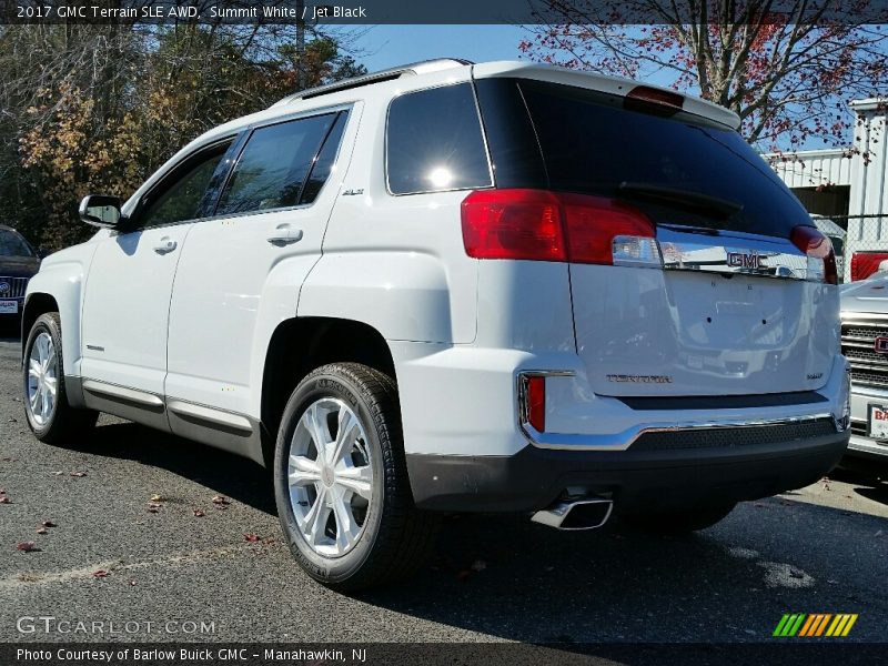 Summit White / Jet Black 2017 GMC Terrain SLE AWD