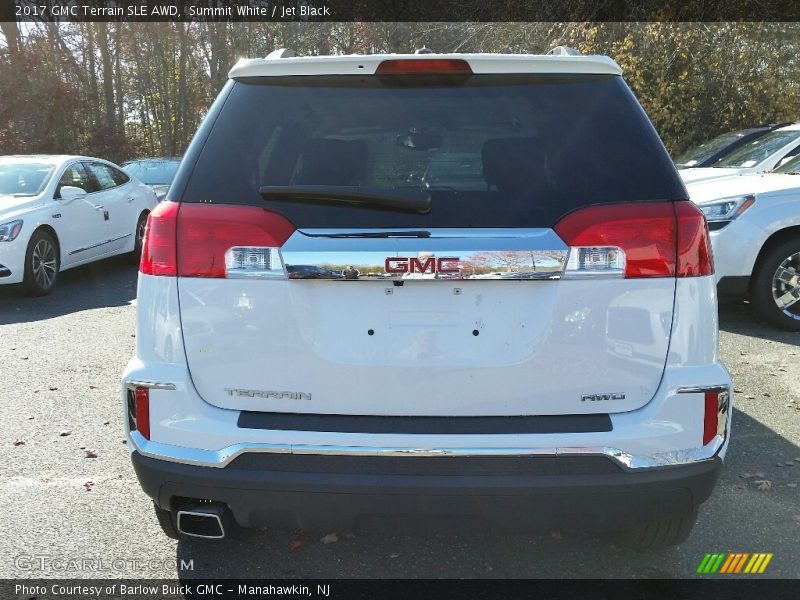 Summit White / Jet Black 2017 GMC Terrain SLE AWD