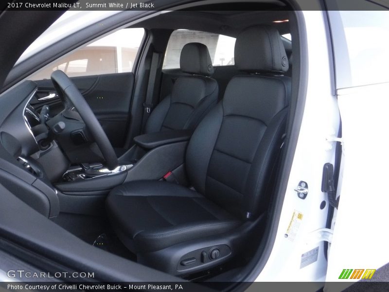Summit White / Jet Black 2017 Chevrolet Malibu LT