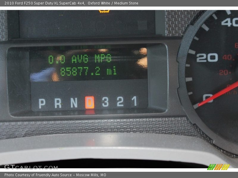 Oxford White / Medium Stone 2010 Ford F250 Super Duty XL SuperCab 4x4